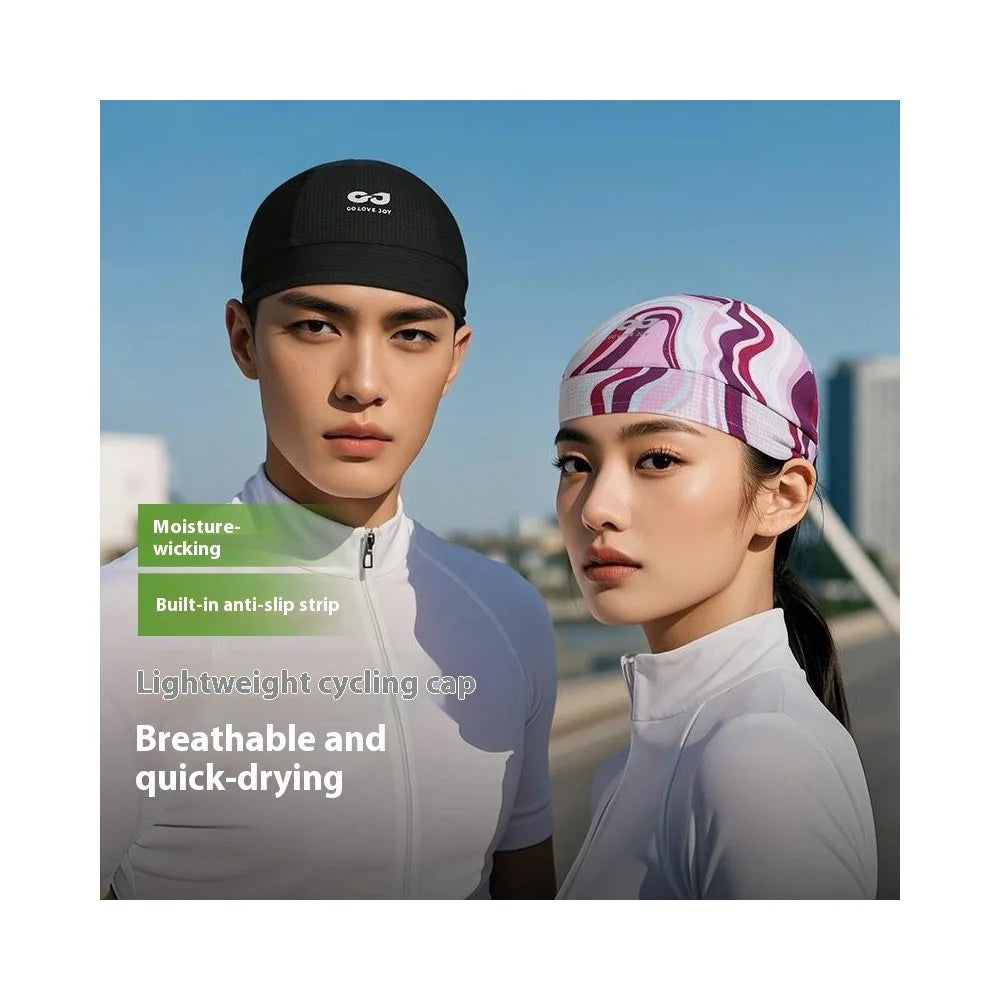 GOLOVEJOY XMZ293 Quick Dry Moisture Wicking Skull Cap UV Protection Summer Cycling Helmet Liner - Style C - 3