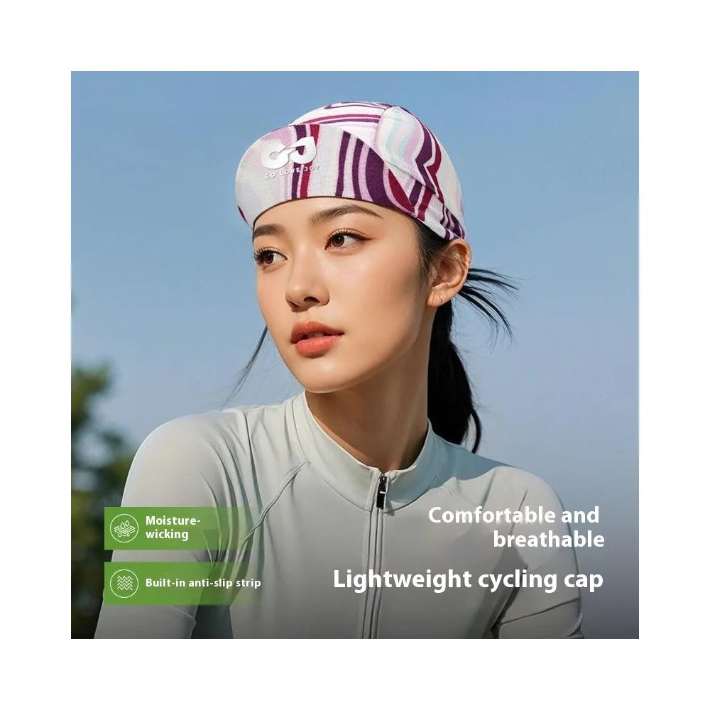 GOLOVEJOY XMZ293 Anti Slip Cycling Helmet Liner Cap Quick Dry Sun Protection Visor Hat with Brim - Style B - 3