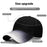 2025181 Four Season Baseball Cap Sunproof Polyester Cotton Stylish Gradient Hat - Black - 3