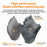 ROCKBROS 1 Pair Road Mountain Bike Cycling Gloves Half Finger Shock Absorbing Palm Pad Sports Gloves - Black S - 4