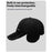 2025d20 Baseball Cap Middle-Aged Elderly Men Winter Outdoor Windproof Warm Ear Protection Hat - Black - 2