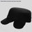 2025d19 Men Winter Outdoor Hat Warm Fleece Lined Earflap Cap Adjustable Flat Top Hat - Black - 3
