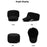 2025d19 Men Winter Outdoor Hat Warm Fleece Lined Earflap Cap Adjustable Flat Top Hat - Black - 7