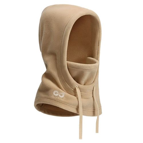 GOLOVEJOY DMZ96 Winter Polar Fleece Balaclava Snood Outdoor Cycling Neck Warmer Windproof Face Mask - Khaki - 1