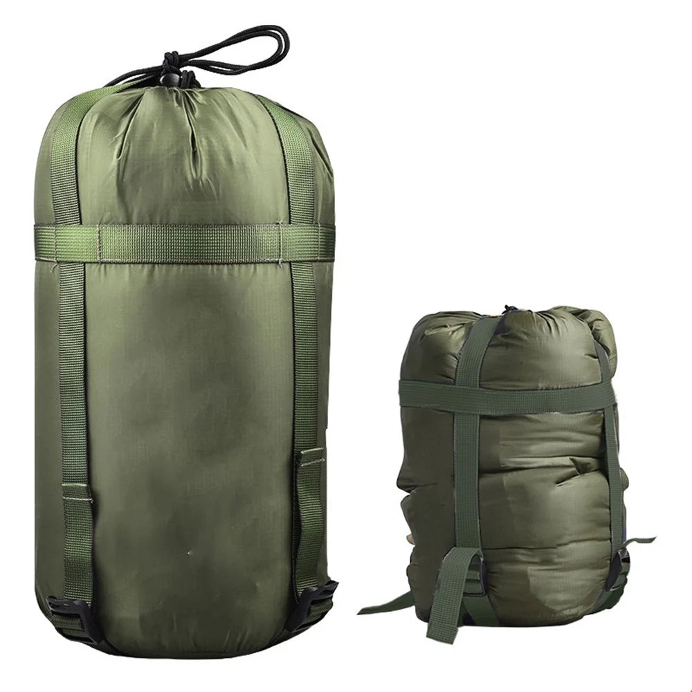 LUCKSTONE YSD-01 Outdoor Camping Waterproof Compression Storage Bag Drawstring Nylon Pack - Army Green - 2