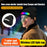 M1-BTD4 Colorful LED Light Warm Beanie Hat Night Running Bluetooth-Compatible Music Cap - Black - 3