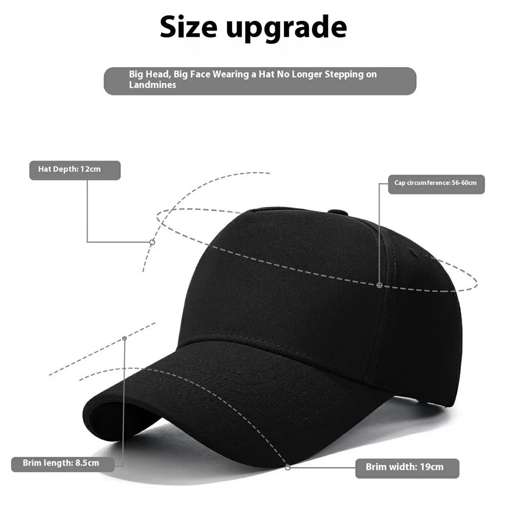 Men Women Baseball Cap Fashion Plain High Crown Sunproof Adjustable Snapback Hat - Black - 3
