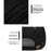 Four Seasons Baseball Cap Men Women High Crown Sun Protection Hat with Copper Ring Vent Holes - Black - 6