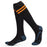1 Pair Rechargeable Heated Socks 3 Temperature Settings Foot Heating Winter Socks with 2 5000mAh Batteries - Orange - 1