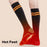 1 Pair Rechargeable Heated Socks 3 Temperature Settings Foot Heating Winter Socks with 2 5000mAh Batteries - Orange - 5