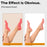1 Pair Rechargeable Heated Socks 3 Temperature Settings Foot Heating Winter Socks with 2 5000mAh Batteries - Orange - 6