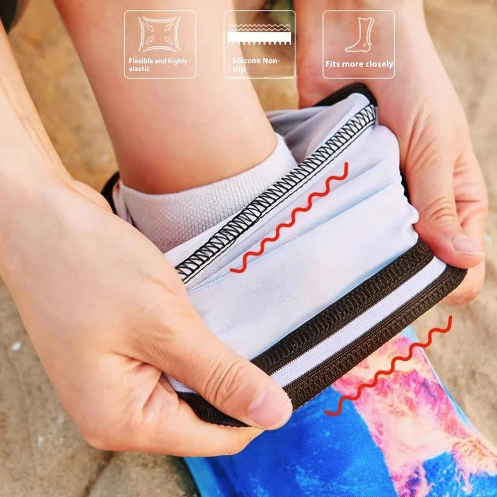 1 Pair Desert Hiking Anti Sand Shoe Covers Outdoor Travel Shoe Protection Cover - Starry Sky / XS - 3