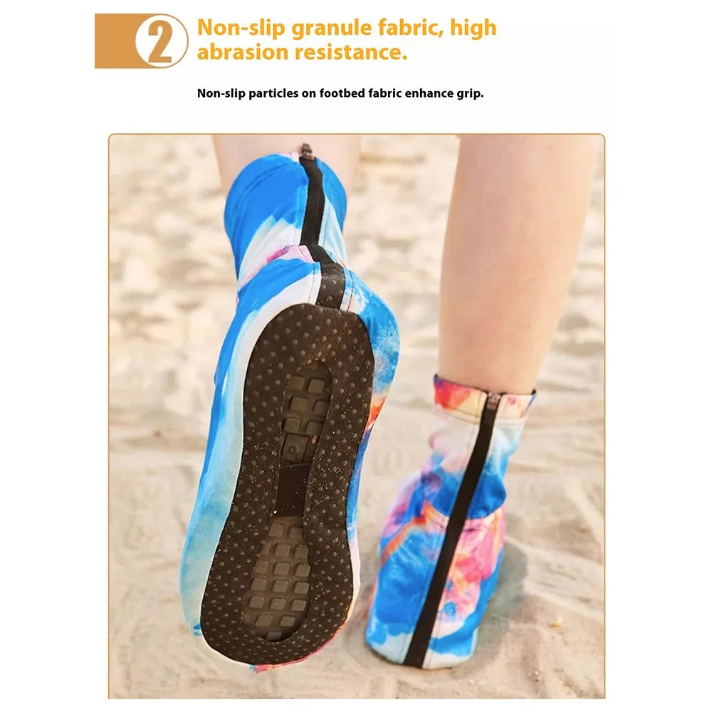 1 Pair Desert Hiking Anti Sand Shoe Covers Outdoor Travel Shoe Protection Cover - Starry Sky / XS - 7