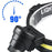 K668 Motion Sensor Headlamp 90 Degree Adjustable Spotlight and Floodlight Zoomable COB Flashlight Camping Head Light - 7