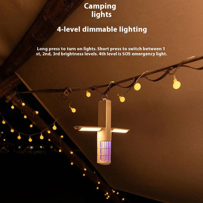 WT-L22 LED Mosquito Killer Lamp USB Rechargeable Camping Tent Outdoor Repellent Light Night Lamp - 5