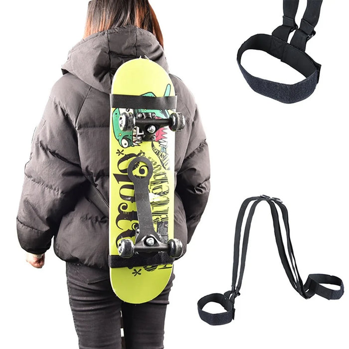LUCKSTONE Snowboard Strap Adjustable Shoulder Belt Ski Shoulder Straps Ski Snowboard Fixation Strap - 4