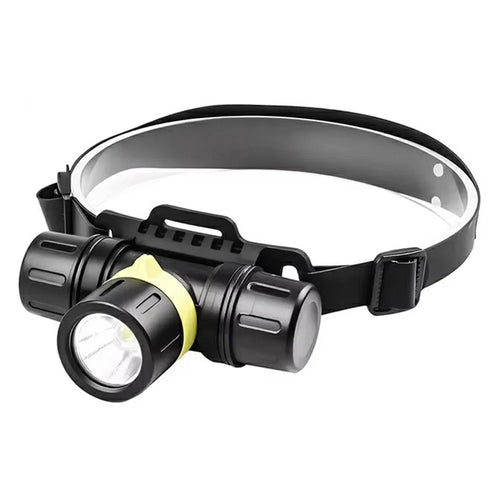 D1379 Professional XHP70 LED Scuba Diving Headlamp IPX8 Waterproof High Low Beam Underwater Head Torch (No Battery) - 1