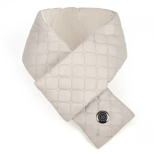 USB Heated Scarf 3 Gears Adjustable Electric Neck Wrap Multifunction Waist  /  Belly Warmer - Beige - 1