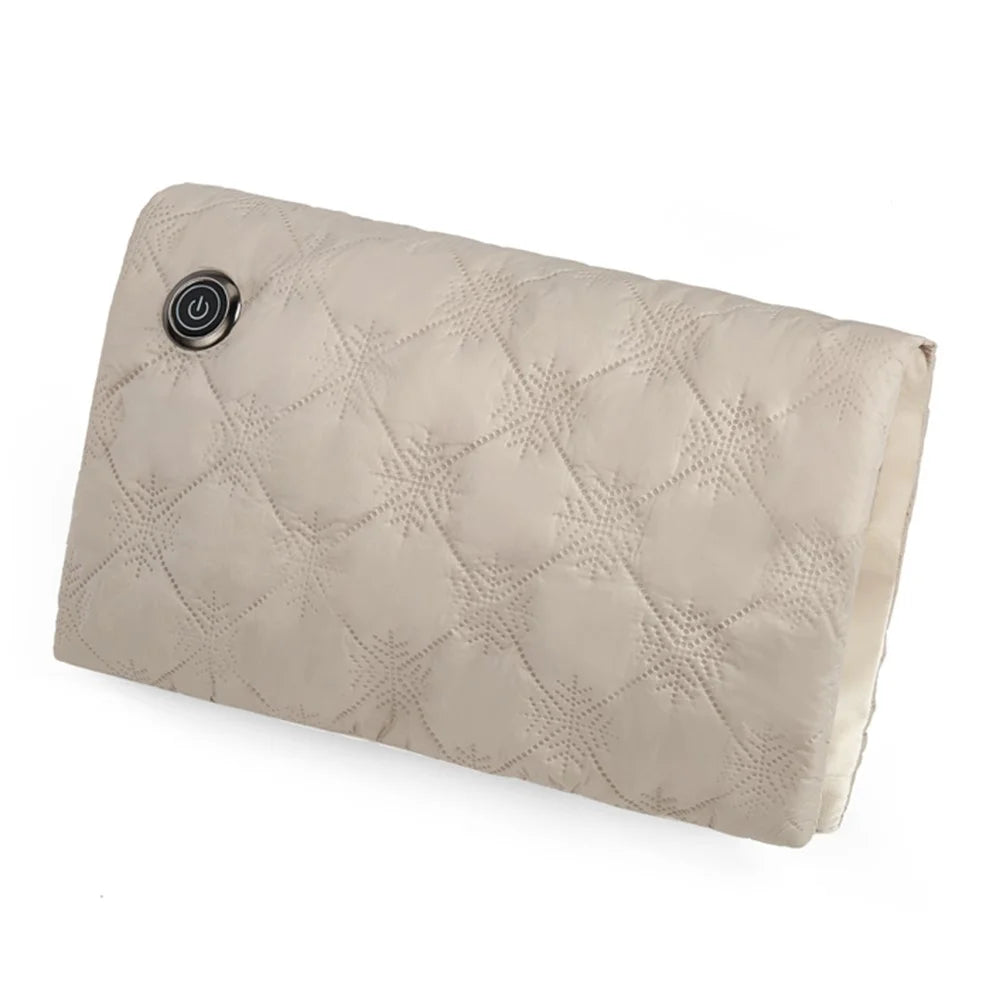 Graphene Electric Hand Warmer 3 Temperature Levels Water Free Portable Heating Pad (No Power Bank) - Beige - 1