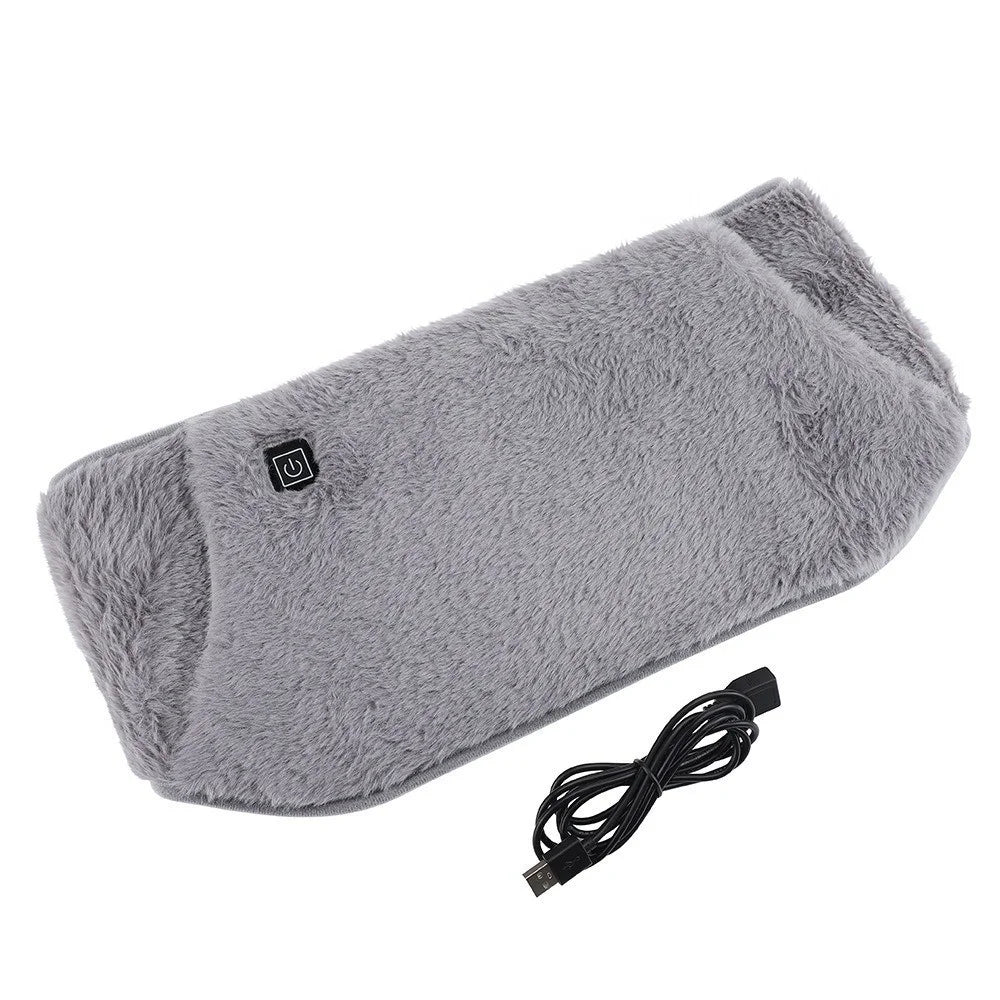 2 In 1 USB Heated Waist Belt with Hand Warmer Graphene Heating Abdominal Warmer with 1.5m Extension Cord - 2