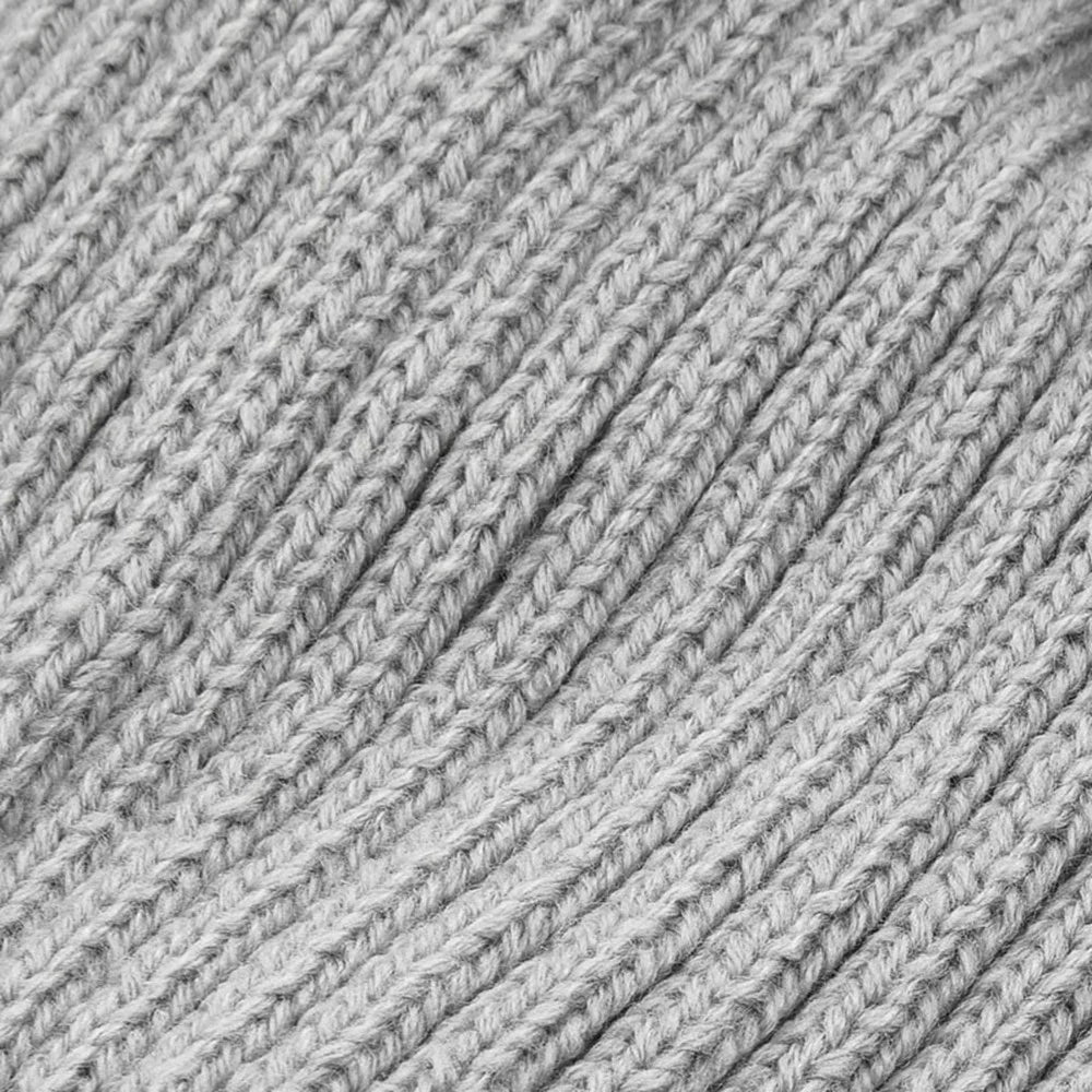 Winter Fleece Lined Heated Beanie with 5000mAh Battery 3 Gears Electric Heating Cap for Outdoor Skiing - Grey - 3