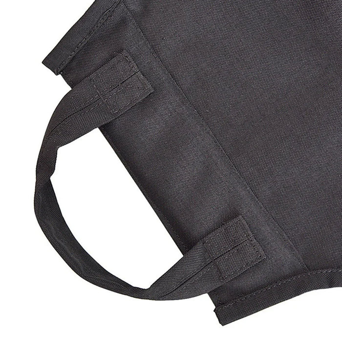 LUCKSTONE CHSNB-001-BK Firewood Storage Bag Large Handbag Wood Burning Stove Fireplace Accessories - 6