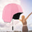Creative Helmet Umbrella for Outdoor Sun Rain Protection Black Vinyl Coating Dual Use Parasol - Pink - 3