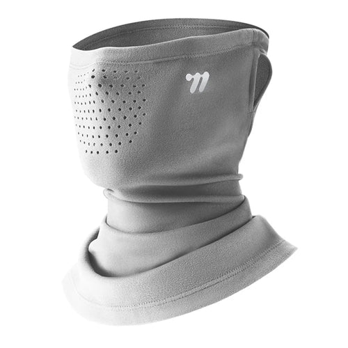 WEST BIKING YP0201478 Winter Cycling Face Mask with Ear Loop Windproof Neck Gaiter for Outdoor Sports - Light Grey - 1