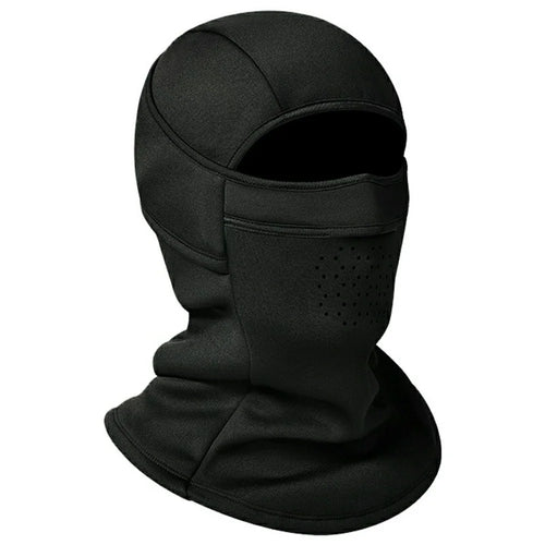 DTJ59 Winter Ski Face Mask for Men Women Outdoor Cycling Breathable Balaclava Fleece Lined Windproof Neck Gaiter - 1