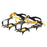 LUCKSTONE 10 Teeth Anti-slip Crampons Manganese Steel Climbing Gear Snow Ice Climbing Shoe Grippers Traction Device - 2