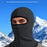 Cycling Face Mask Full Face Coverage Autumn Winter Thermal Neck Gaiter Balaclava for Skiing - Linen Black - 2