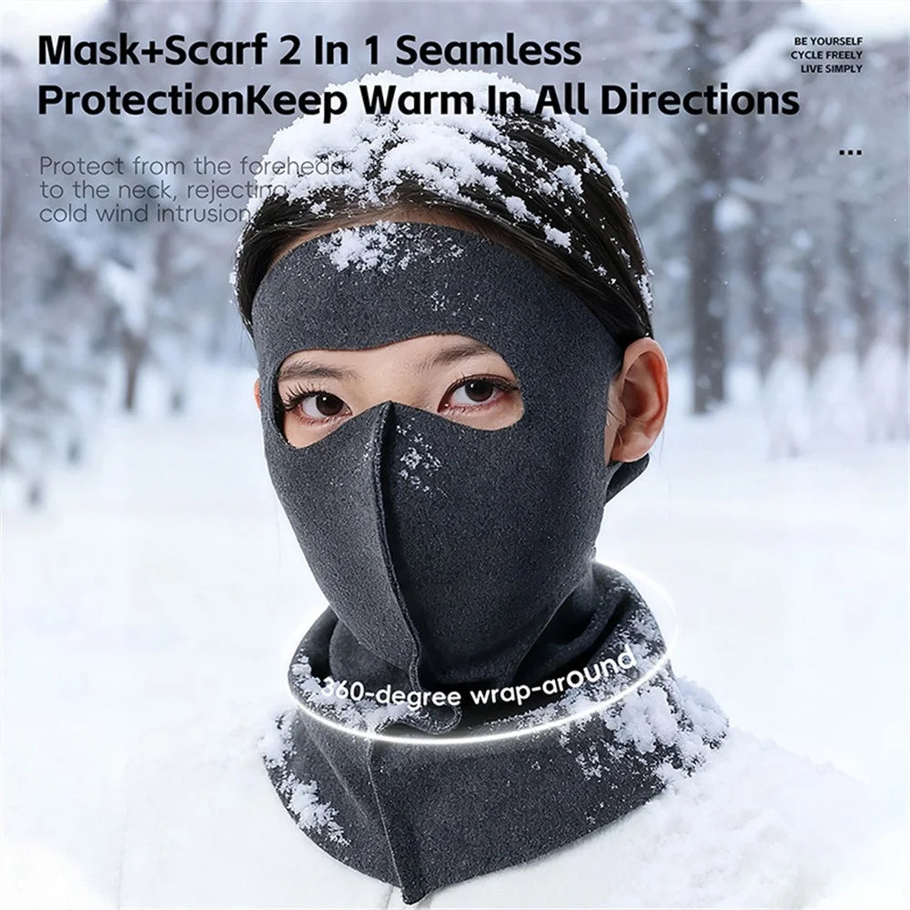WEST BIKING YP0201483 3D Cutting Cycling Face Mask Windproof Neck Gaiter for Outdoor Bike Riding - Black - 4