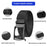 CH097 125cm Automatic Buckle Belt for Men Holeless Business Casual Nylon Woven Belt - Black - 2