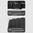 CH097 125cm Automatic Buckle Belt for Men Holeless Business Casual Nylon Woven Belt - Black - 4