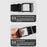 CH097 125cm Automatic Buckle Belt for Men Holeless Business Casual Nylon Woven Belt - Black - 5