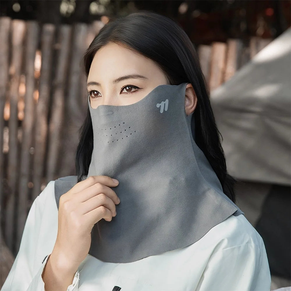 WEST BIKING YP0201477 Winter Windproof Face Mask Cycling Neck Gaiter Fleece Lined Balaclava for Outdoor Sports - Dark Grey - 6