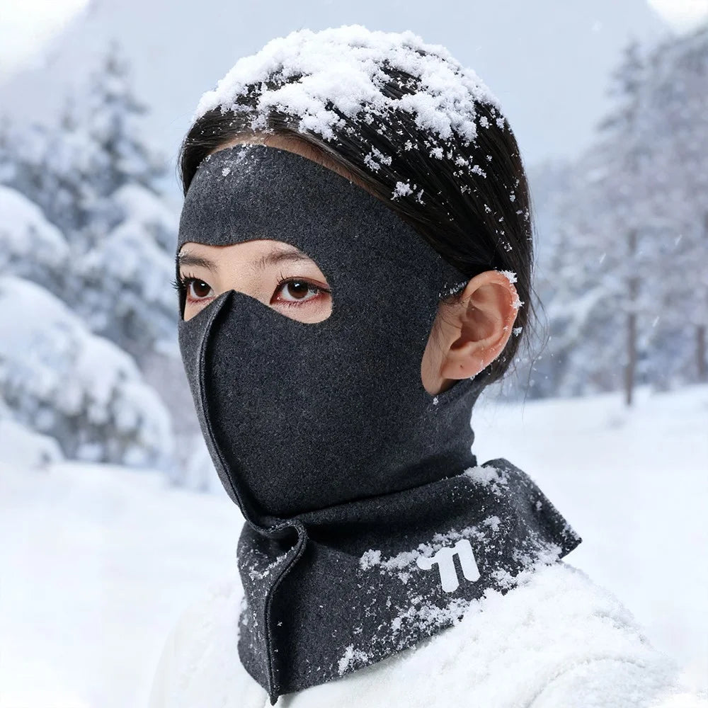 WEST BIKING YP0201482 Winter Face Mask Windproof Neck Gaiter Cycling Balaclava Thermal Protective Headwear - Black - 7