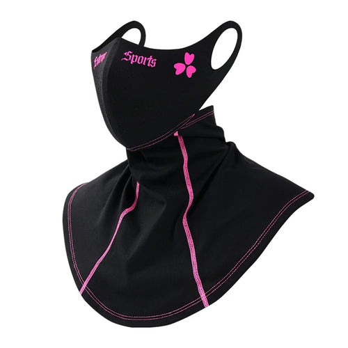 DTJ72 3D Winter Outdoor Sports Ski Mask for Women Windproof Fleece Lined Neck Warmer Cycling Face Cover - 1