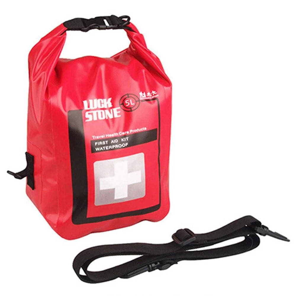 LUCKSTONE 5L First Aid Kit Case Portable Waterproof Emergency Kit Bag for Outdoor Travel - 1