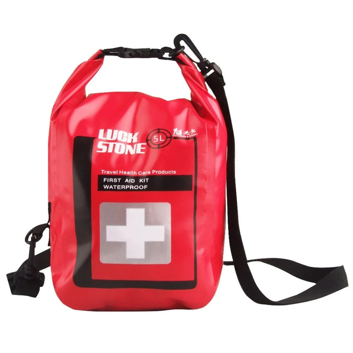 LUCKSTONE 5L First Aid Kit Case Portable Waterproof Emergency Kit Bag for Outdoor Travel - 3