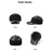PU Leather Outdoor Warm Hat for Men Autumn Winter Baseball Cap with Ear Flaps - Black - 4