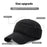 Men Baseball Cap Ear Protection Wool Windproof Warm Hat Winter Outdoor Hat - Black - 4