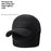 Winter Baseball Cap for Middle Aged and Elderly Outdoor Thermal Fleece Lined Ear Protection Hat - Black - 2