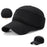 Winter Baseball Cap for Middle Aged and Elderly Outdoor Thermal Fleece Lined Ear Protection Hat - Black - 3