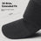 Winter Baseball Cap for Middle Aged and Elderly Outdoor Thermal Fleece Lined Ear Protection Hat - Black - 5