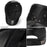 Winter Leather Flat Cap for Middle-Aged / Elderly Fleece-Lined Thick Outdoor Fashion Warm Hat with Rivets - Black - 5