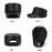 Winter Leather Flat Cap for Middle-Aged / Elderly Fleece-Lined Thick Outdoor Fashion Warm Hat with Rivets - Black - 6