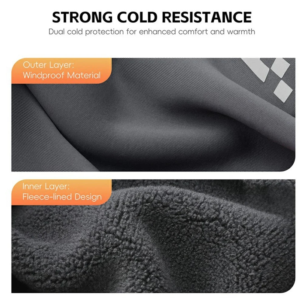 WEST BIKING YP0211272 Winter Cycling Gloves Windproof Thermal Full Finger Touchscreen for Mountain Bike Motorcycle Electric Bicycle - Grey  /  M - 3