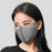 WEST BIKING YP0201475 3D Breathable Face Mask for Winter Cycling Windproof Reflective Face Cover - Dark Grey - 3
