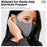 WEST BIKING YP0201475 3D Breathable Face Mask for Winter Cycling Windproof Reflective Face Cover - Dark Grey - 7
